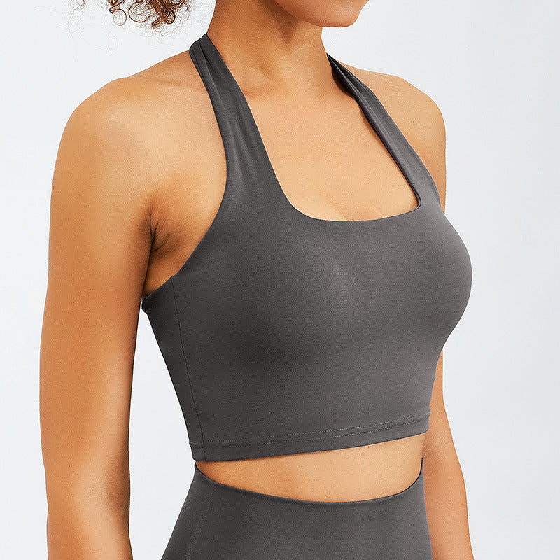 MIA SEAMLESS HALTER TOP