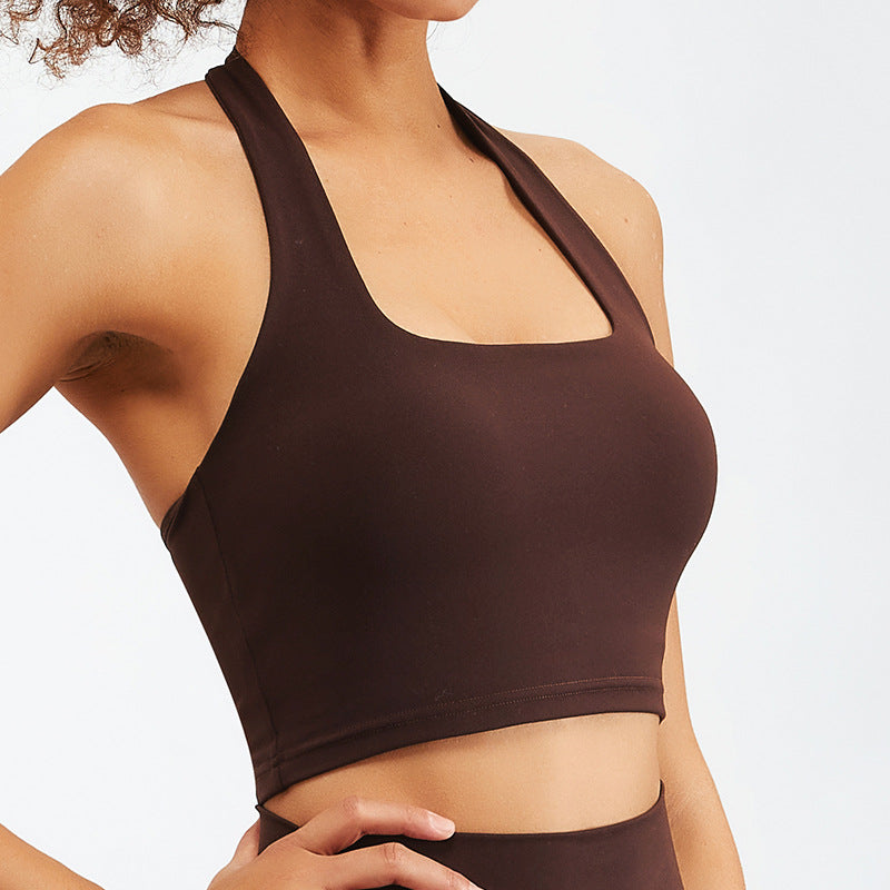 MIA SEAMLESS HALTER TOP